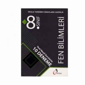8.SINIF FEN BİLGİSİ YENİ NESİL SORULARA 10 DENEME (OKULA YARDIMCI SINAVLARA HAZIRLIK)